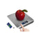 Digital Kitchen Scale - Food Scale for Meat Baking Weight, Up to 11 lb (1g-5KG), Silver Stainless Steel with LCD Display