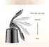 OWO Stainless Steel Wine Bottle Stopper, Reusable Wine Saver with Silicone Seal, Decorative Bottle Sealer (Metal Black,