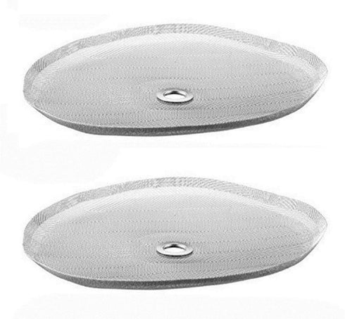 2pcs 4" Steel Filter Mesh Screens for 8 Cup French Press Coffee Maker, Bonjour Bodum