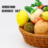 Meiwlong 16 Pcs Fake Vegetables,Realistic Artificial Vegetable and Fruits for Decoration,Fake Veggies Garlic Eggplant
