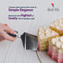 Cake Cutting Set for Wedding - Knife and Server Set, Stainless Steel Cake Cutter and Pie Spatula