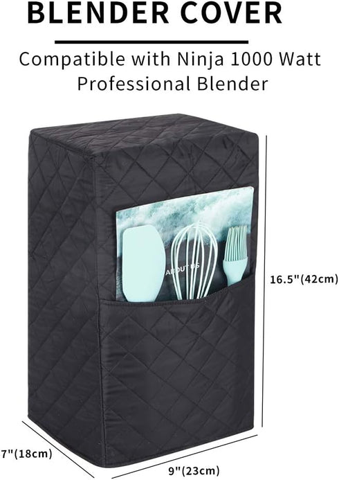 Ninja Foodi Blender Dust Cover with Accessory Pocket, Compatible Blender Cover for Kitchen Appliance, Gift for Women