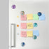 Strong Glass Refrigerator Stickers - 12Pcs Funny Magnets for Fridge, Cute Decorative Tiny Magnets (Marble)