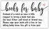 50 Sweet Heart Books for Baby Shower Request Cards - Invitation Inserts for Baby Shower