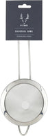 Viski Cone Strainer, Fine Mesh Stainless Steel Bar Tool, Small Cocktail Strainer, 9.24in