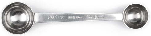 Fox Run Double Measure Scoop, 7.75 x 1.75 x 1.25 inches, Metallic