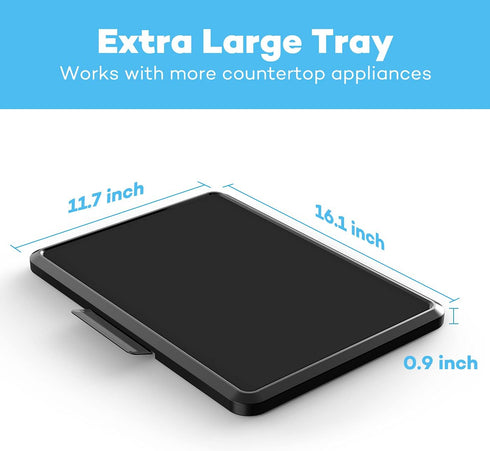 Goldlion Appliance Sliding Tray, Compatible with Ninja Foodi and Instant Pot, Extra Wide Rolling Tray Accessories