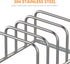 Cutting Board Holder Stand, 304 Stainless Steel Cutting Board Storage Rack, Organizer with 1.0 Inch Width Slots