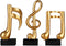 Blltzzz 3 Pcs Music Note Sculptures,Handmade Modern Musical Decoration Table Centerpiece Statue for