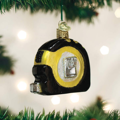 Old World Christmas Glass Blown Ornament - Tape Measure (32295)