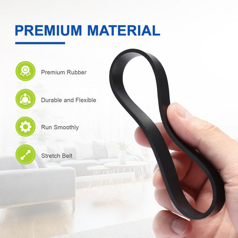 LANMU Replacement Vacuum Belts for Bissell Powerlifter/CleanView Swivel Rewind Pet Vacuum (5 Pack)