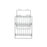 Two-Tier Chrome Shoe Rack - Stackable Storage Solution