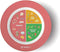 Bariatric Portion Control Plate by BariatricPal 2.0 in Pink