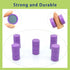 Fridge Magnets, 30 Pcs Refrigerator Magnets, Strong Magnets Small Magnets for Whiteboard, Heavy Duty Magnets, Mini Cute Magnets for Fridge Craft Magnets, Round Magnets, Locker Magnets (Purple)