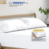 THREAD SPREAD 100% Pure Egyptian Cotton Pillow Cases - 600 Thread Count, Queen/Standard Size Set of 2, White