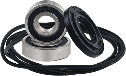 LG & Kenmore Compatible Front Load Washer Tub Bearings and Seal Kit Replacement Parts 4036ER2004A - Black