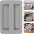 Tofficu 2pcs Toaster Dust Cover, 2 Slice Silicone Bread Maker Cover for Sandwich Machine Accessories