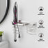 hicorfe Hair Dryer Holder 3 in 1, Wall Mounted Organizer for Bathroom Bedroom Hair Care Styling Tools