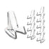 OnFireGuy 10 Clear Display Easels, Small Size