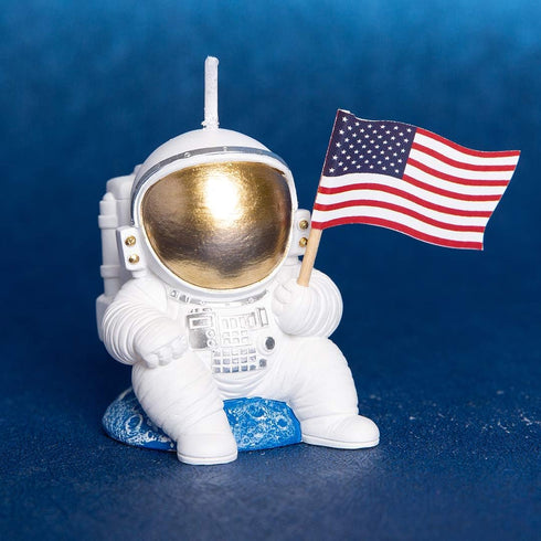 Spaceman Birthday Candle, Astronaut Theme for Birthday Party and Baby Shower (style1)