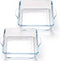 Small Casserole Dishes 2 Pack, 5 Inch Glass Square Baking Dish for Oven, Microwave, Air Fryer