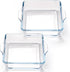 Small Casserole Dishes 2 Pack, 5 Inch Glass Square Baking Dish for Oven, Microwave, Air Fryer