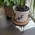 10'' 5-12 Inch Wood Plant Stand Indoor Outdoor, Wooden Planter Stands Fit Pot, Plant Stool Flower Pot Stand Gardening