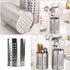 Stainless Steel Cutlery Bucket, Tabletop Utensil Holder for Kitchen, Chopstick Stand Case, Drain Rack Accessories
