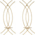 Set 2, Gold Wall Sconce of Metal Candle Holder, Modern Hanging Decoration for Living Room, Farmhouse,Wall Mounted