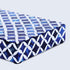 Handmade Star Pattern Decorative Box by Handicrafts Home - Blue White, 6x8x1.5, Multipurpose Gift, Storage Organizer,