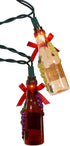 Kurt Adler UL 10-Light Wine Bottle Light Set with Decal