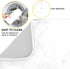 White Marble Dish Drying Mat for Kitchen, Easy Clean Dishwasher Safe Heat Resistant Eco-Friendly Countertop Mat, Christmas Decor 18 X 24 inches