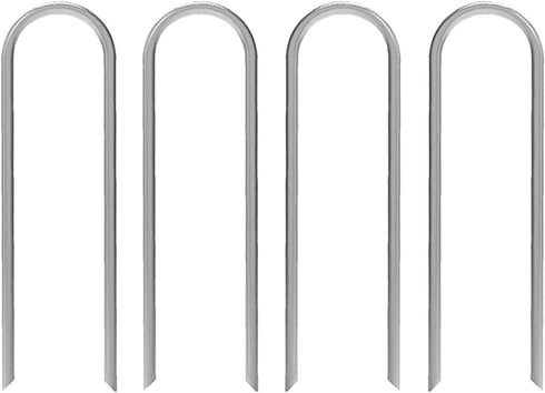 AAGUT Garden Stakes, Yard Landscape Staples Heavy Duty Galvanized 11-Gauge 6 Inch