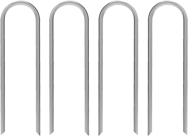 AAGUT Garden Stakes, Yard Landscape Staples Heavy Duty Galvanized 11-Gauge 6 Inch