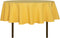 sancua 60 Inch Round Tablecloth - Water Resistant, Washable Polyester Table Cover for Dining, Buffet, Camping, Yellow