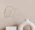 Jess and Jessica Cursive Wooden Letter D for Front Door, Above Crib, Nursery Decor