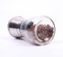 BlueSnail Stainless Steel Manual Grips Glass Salt Pepper Grinder - 5.1", Silver