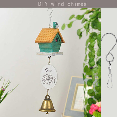 Wind Spinner Hooks for Wind Chimes, Outdoor Ornament Hooks, Swivel Hooks for Hanging Spinners