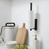 SUS304 Steel(1, theaoo Paper Towel Holder - Under Cabinet Paper Towel Holder for Kitchen, Adhesive Paper Towel Roll
