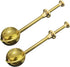 JETKONG Baker's Dusting Wand for Sugar, Flour, and Spices, Stainless Steel Shaker Duster Sifter, Set of 2 (Gold)