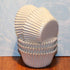 Gifbera 200-Count White Metallic Foil Cupcake Liners, Standard Size Baking Cups