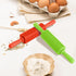 NUOMI Kids Rolling Pins for Baking Playdough, 2 Pack Non-Stick Silicone Small Rolling Pins, Random Colors