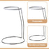 Lily's Home Wine Decanter Drying Stand with Rubber Coated Top, Includes Cleaning Brush for Standard Decanters