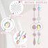 Ysleen 10 Pcs Colorful Crystals Suncatcher Hanging Sun Catcher for Window with Chain Pendant Ornament Garden Prism