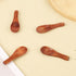 NQEUEPN 4 2.36in Pcs Handmade Tiny Wooden Spoons, Tiny Spoons for Spices Mini Wooden Spoons for Sauces Sugar Salt Dips