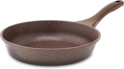 SENSARTE 9.5 Inch Nonstick Frying Pan Skillet, Granite Coating Chef's Pan, PFOA Free, Toffee Brown