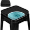 SINOSSO Magnetic Memory Foam Metal Stool Cushions Set of 2, Luxury Velvet