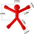 Refrigerator Magnets, 10pcs Mini Man Flexible Fridge Magnets, Cute Rubber for Office Fun