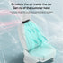 Niubixx 3 Car Fan for Driver and Passenger's Seat - Mini Portable USB Backseat Cooling Fan Kids Baby Quiet headrest