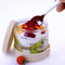 Matifaner 16 oz Round Breakfast Glass Cup with Silicone Seal Cover and Spoon,